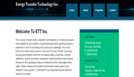 Energy Transfer Technology Inc. Website