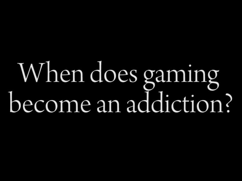 Gaming Addiction Video